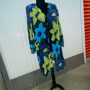 EF  vintage sheer silky top-size large